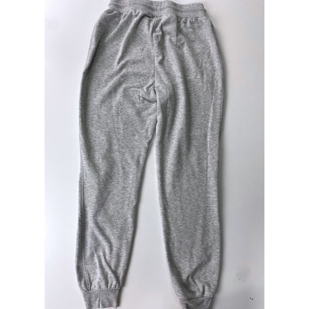 Juicy Couture Womens Heather Gray Logo Embroidered Jogger Sweatpants Size XS